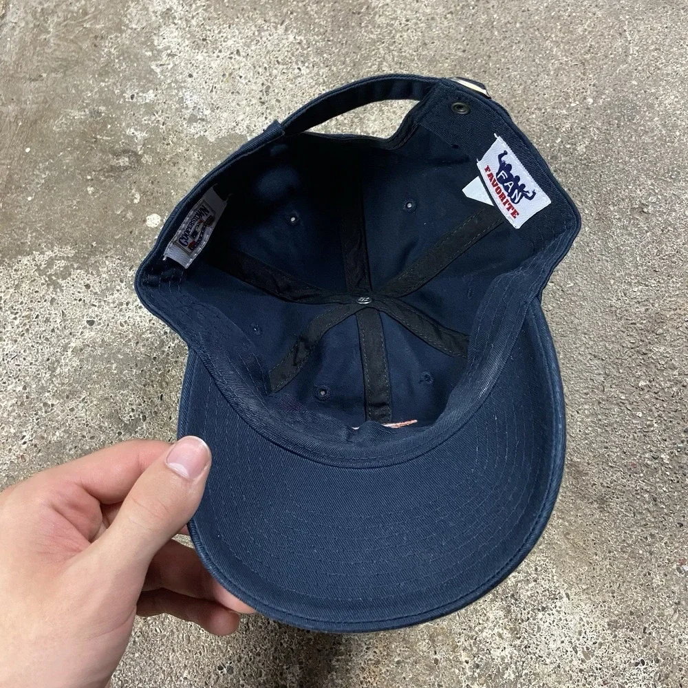 Fan Favorite Detroit Tigers Cap Strap Back Adjustable Blue MLB Baseball Logo